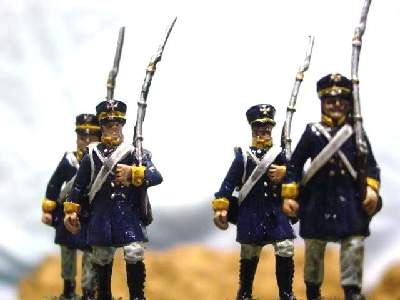 Figurki Napoleonic Prussian Landwehr - Marching - zdjęcie 6
