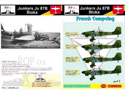 Junkers Ju 87b Stuka - French Campaing - zdjęcie 1