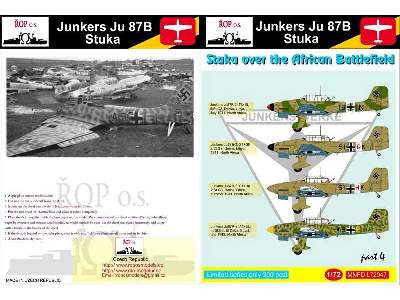 Junkers Ju 87b Stuka - Stukas Over The African Battlefield - zdjęcie 1