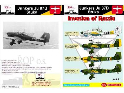 Junkers Ju 87b Stuka - Invasion Of Russia - zdjęcie 1