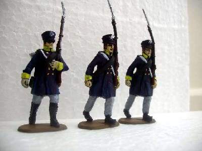 Figurki Napoleonic Prussian Landwehr - Marching - zdjęcie 7