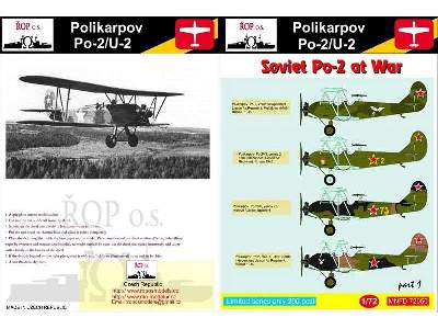 Polikarpov Po-2/U-2 - Soviet Po-2 At War - zdjęcie 1