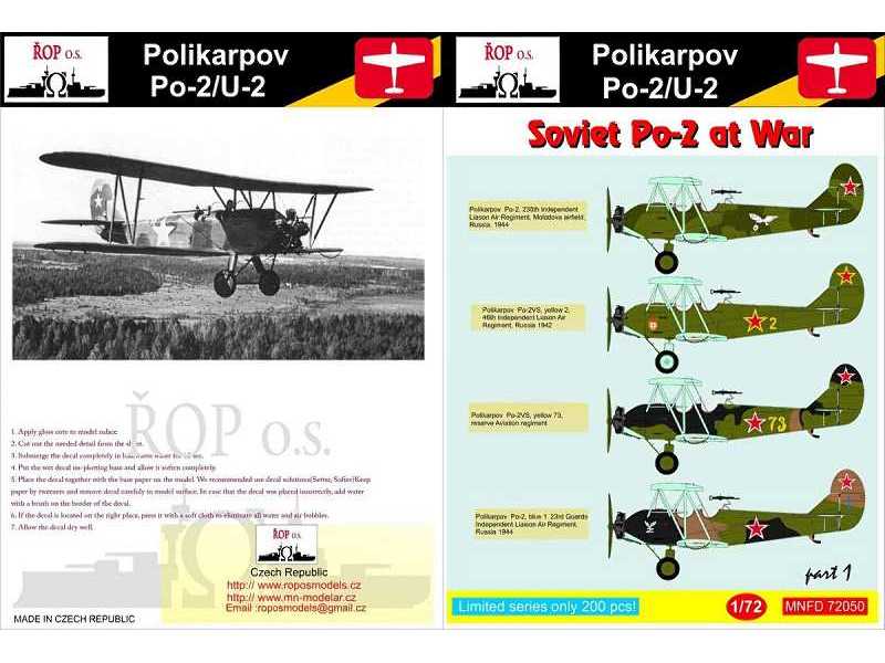 Polikarpov Po-2/U-2 - Soviet Po-2 At War - zdjęcie 1 Polikarpov Po-2/U-2 - Soviet Po-2 At War - zdjęcie 1