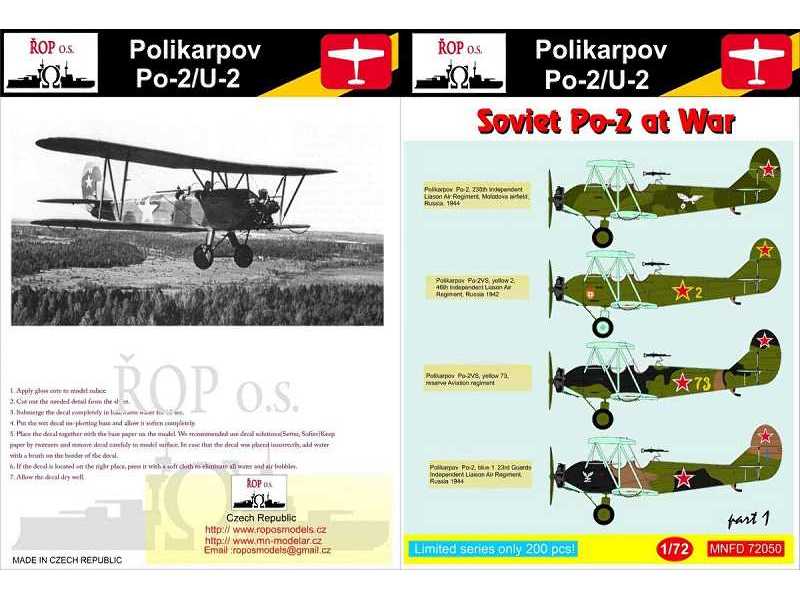 Polikarpov Po-2/U-2 - Soviet Po-2 At War - zdjęcie 1