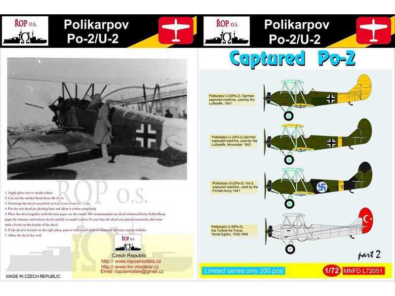 Polikarpov Po-2/U-2 - Captured Po-2 - zdjęcie 1 Polikarpov Po-2/U-2 - Captured Po-2 - zdjęcie 1