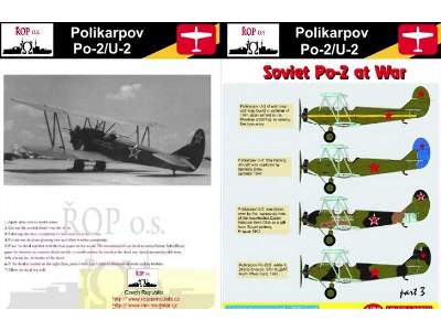 Polikarpov Po-2/U-2 - Soviet Po-2 At War - zdjęcie 1