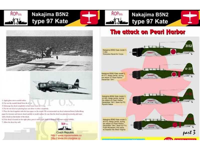Nakajima B5n2 Type 97 Kate - The Attack On Pearl Harbor - zdjęcie 1
