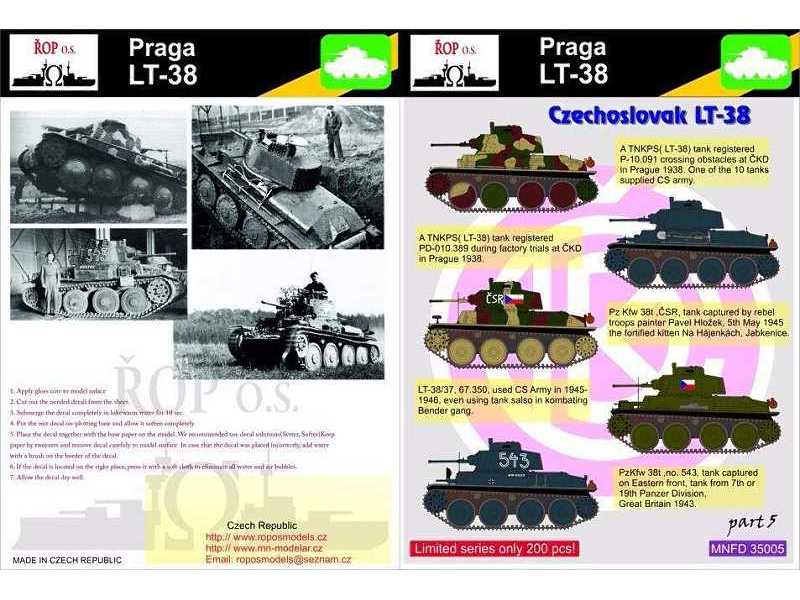 Praga Lt-38 - Czechoslovak Lt-38 - zdjęcie 1 Praga Lt-38 - Czechoslovak Lt-38 - zdjęcie 1