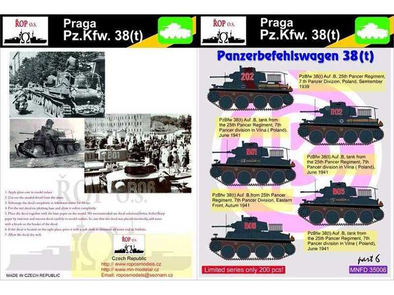 Praga Pz.Kpfw. 38(T) - Panzerbefehlswagen 38(T) - zdjęcie 1 Praga Pz.Kpfw. 38(T) - Panzerbefehlswagen 38(T) - zdjęcie 1