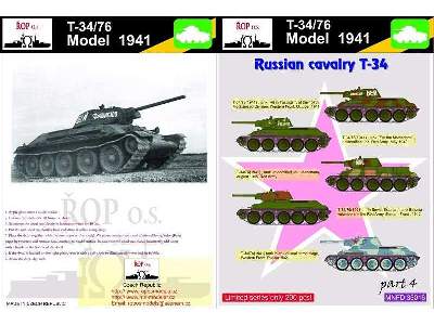T-34/76 Model 1941 - Russian Cavalry T-34 - zdjęcie 1