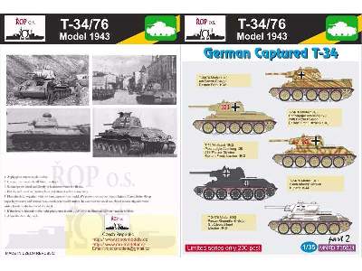 T-34/76 Model 1943 - German Captured T-34 - zdjęcie 1