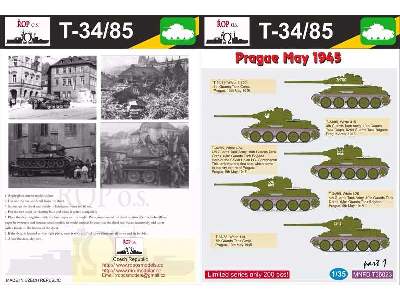 T-34/85 - Prague May 1945 - zdjęcie 1