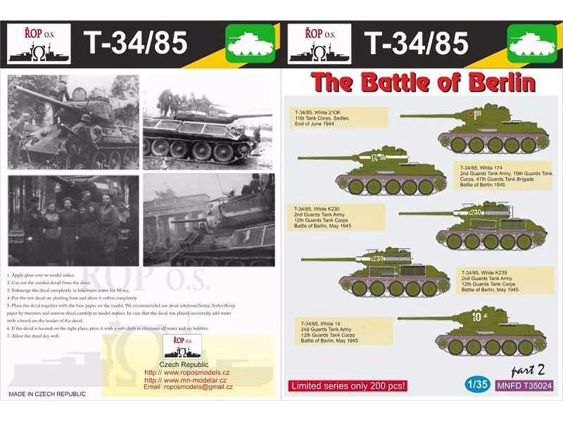 T-34/85 - The Battle Of Berlin - zdjęcie 1 T-34/85 - The Battle Of Berlin - zdjęcie 1