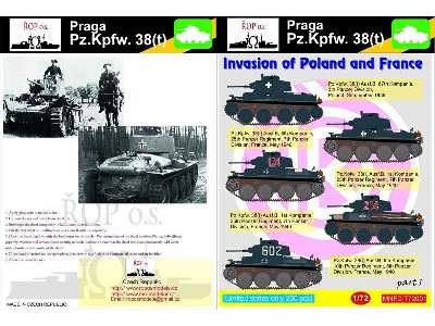 Praga Pz.Kpfw. 38(T) - Invasion Of Poland And France - zdjęcie 1