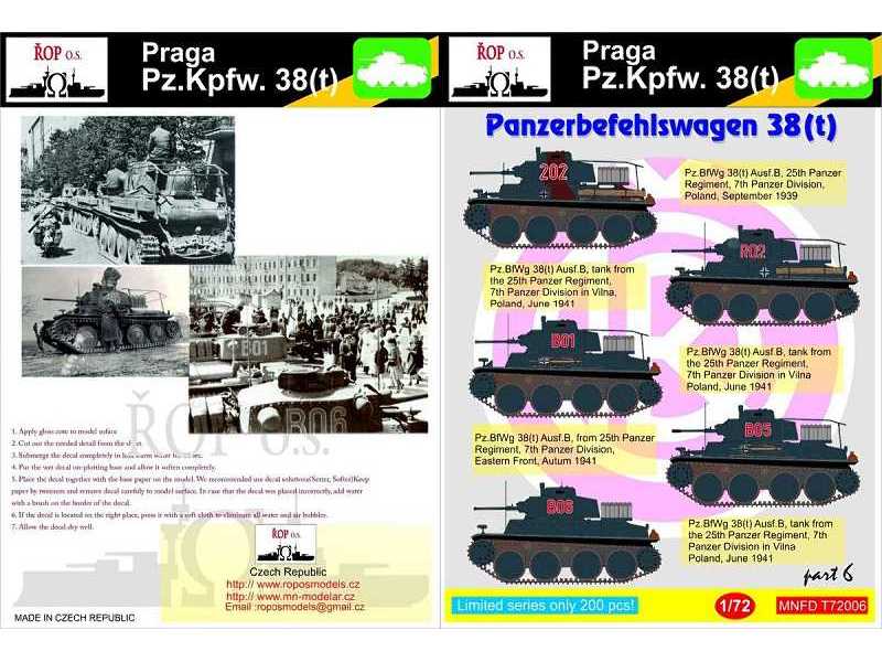 Praga Pz.Kpfw. 38(T) - Panzerbefehlswagen 38(T) - zdjęcie 1 Praga Pz.Kpfw. 38(T) - Panzerbefehlswagen 38(T) - zdjęcie 1