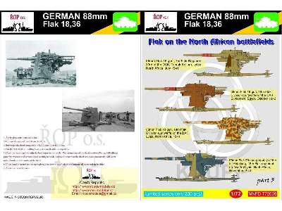 German 88mm Flak 18,36 - Flak On The North African Battlefields - zdjęcie 1