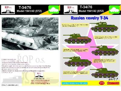T-34/76 Model 1941/42 (Stz) - Russian Cavalry T-34 - zdjęcie 1