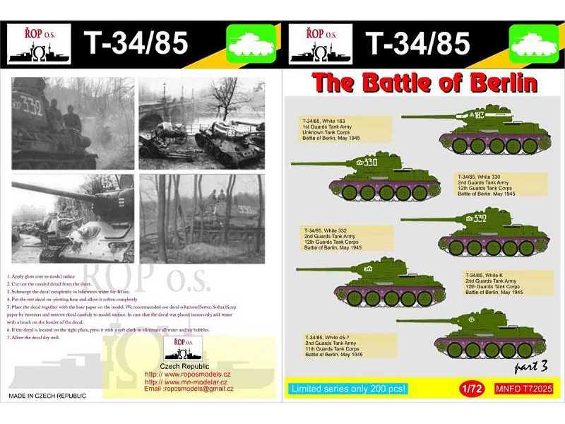 T-34/85 - The Battle Of Berlin - zdjęcie 1 T-34/85 - The Battle Of Berlin - zdjęcie 1