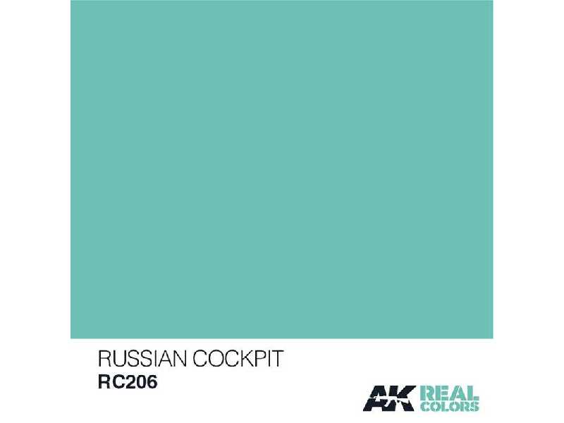 Rc206 Russian Cockpit Torquise - zdjęcie 1 Rc206 Russian Cockpit Torquise - zdjęcie 1