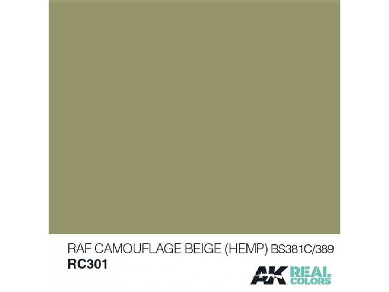 Rc301 RAF Camouflage Beige (Hemp) Bs 381c/389 - zdjęcie 1 Rc301 RAF Camouflage Beige (Hemp) Bs 381c/389 - zdjęcie 1