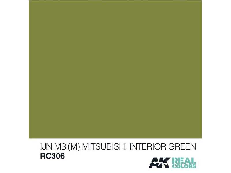 Rc306 IJN M3 (M) Mitsubishi Interior Green - zdjęcie 1 Rc306 IJN M3 (M) Mitsubishi Interior Green - zdjęcie 1