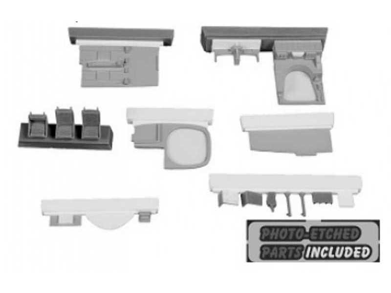 B-25c/D Pilots' Cockpit And Radio Compartment Airfix - zdjęcie 1