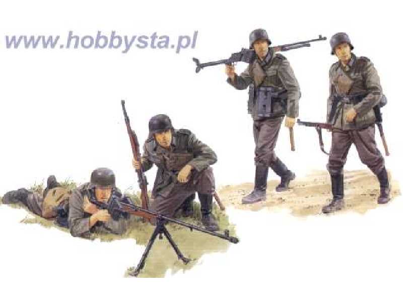 Figurki German Anti-tank Team (France 1940) - zdjęcie 1