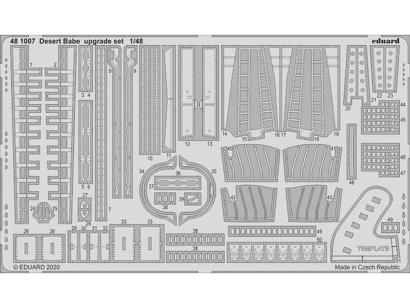 Desert Babe upgrade set 1/48 - zdjęcie 1 Desert Babe upgrade set 1/48 - zdjęcie 1