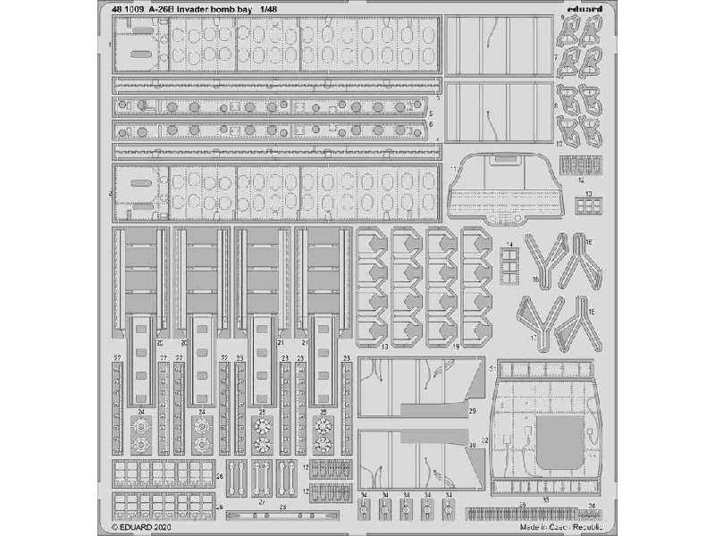 A-26B Invader bomb bay 1/48 - zdjęcie 1 A-26B Invader bomb bay 1/48 - zdjęcie 1