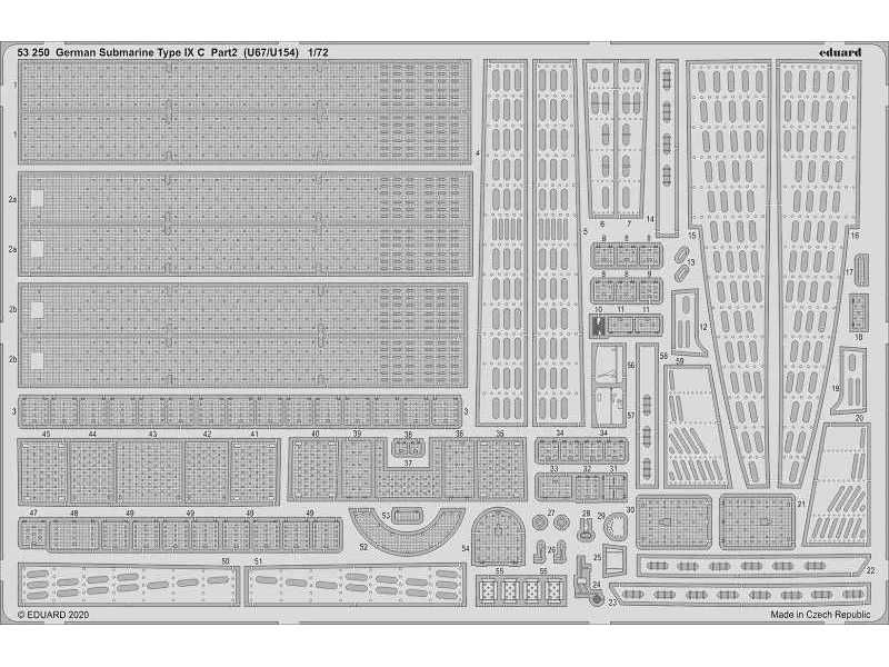 German Submarine Type IX C part 2 (U67/ U154) 1/72 - zdjęcie 1 German Submarine Type IX C part 2 (U67/ U154) 1/72 - zdjęcie 1