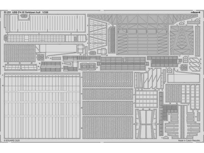 USS CV-10 Yorktown hull 1/350 - zdjęcie 1