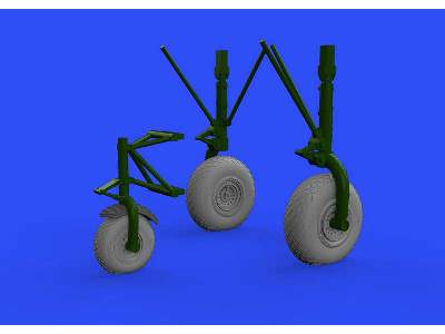 B-24 wheels (8spoke front wheel) 1/32 - Hobby Boss - zdjęcie 1