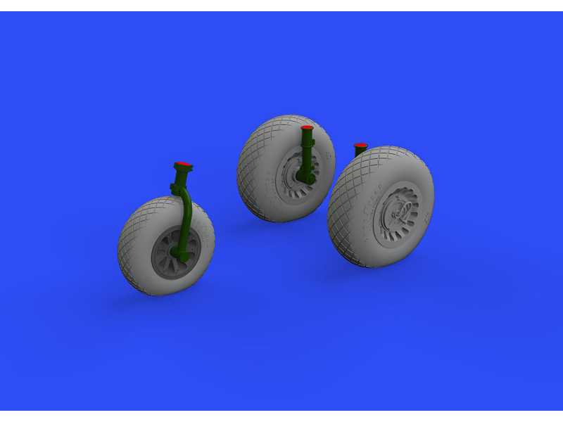 A-26/ B-26 Invader wheels 1/48 - Icm - zdjęcie 1 A-26/ B-26 Invader wheels 1/48 - Icm - zdjęcie 1