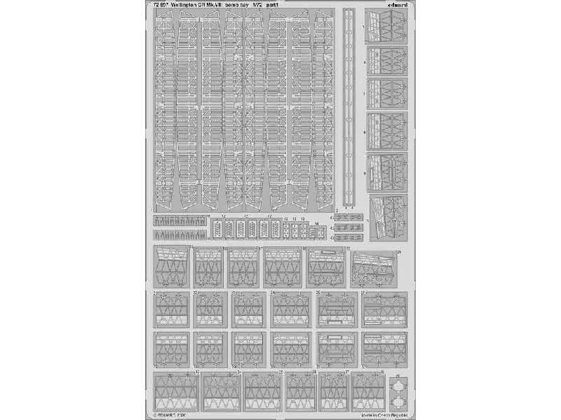 Wellington GR Mk. VIII bomb bay 1/72 - zdjęcie 1