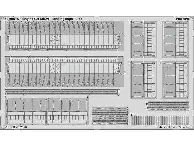 Wellington GR Mk. VIII landing flaps 1/72 - zdjęcie 1