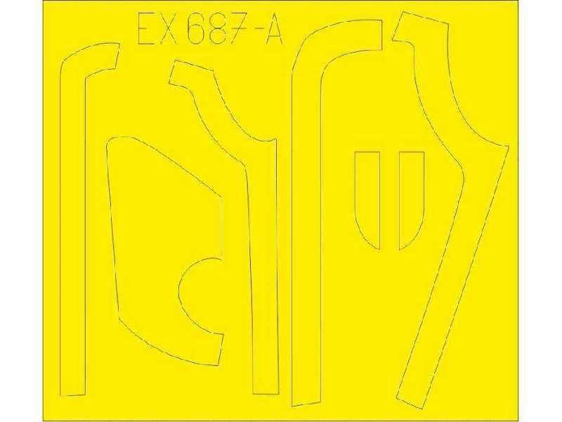 B-17G antiglare panels (DL & BO production) 1/48 - zdjęcie 1