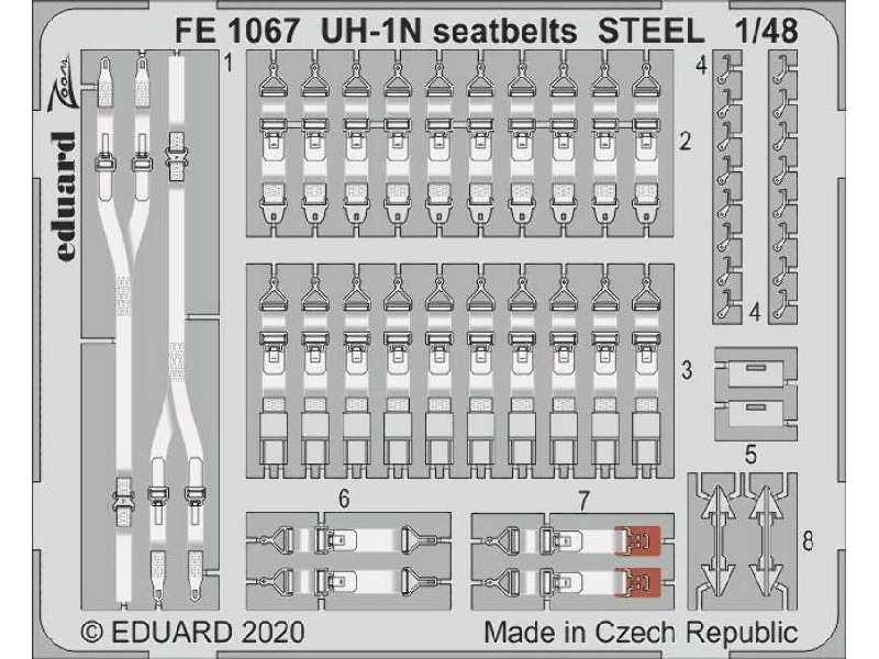 UH-1N seatbelts STEEL 1/48 - zdjęcie 1 UH-1N seatbelts STEEL 1/48 - zdjęcie 1
