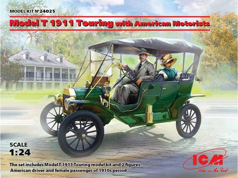 Ford T 1911 Touring z pasażerami - zdjęcie 1