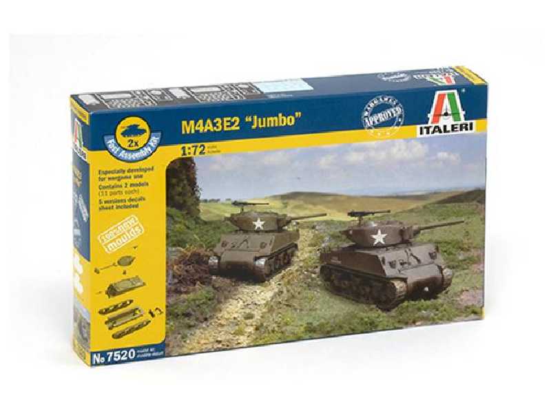 M4A3E2 Jumbo - 2 modele do szybkiego złożenia - zdjęcie 1 M4A3E2 Jumbo - 2 modele do szybkiego złożenia - zdjęcie 1