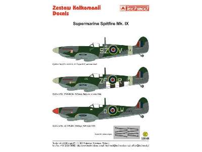 Kalkomania - Supermarine Spitfire IX - zdjęcie 2