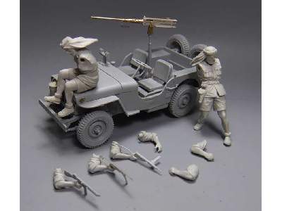 Crew Of The Jeep Sas. North Africa.1941-42 #1 2 Figures - zdjęcie 2