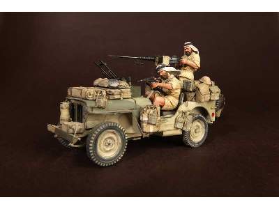 Crew Of The Jeep Sas. North Africa.1941-42 #1 2 Figures - zdjęcie 4