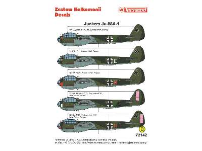 Kalkomania - Junkers Ju 88A-1 - zdjęcie 2