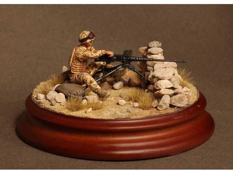 British Machine Gunner With Browning 50 Caliber - zdjęcie 1 British Machine Gunner With Browning 50 Caliber - zdjęcie 1