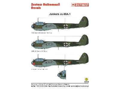 Kalkomania - Junkers Ju 88A-1 - zdjęcie 2