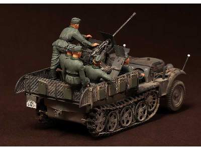 Crew For Sd.Kfz.10/4 Fur 2cm Flak 30 (For Dragon 6739) 6 Figures - zdjęcie 4