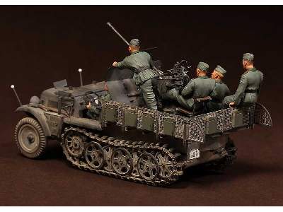 Crew For Sd.Kfz.10/4 Fur 2cm Flak 30 (For Dragon 6739) 6 Figures - zdjęcie 7