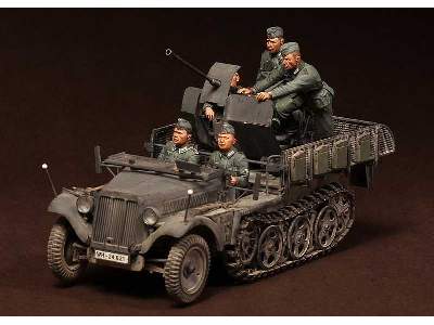 Crew For Sd.Kfz.10/4 Fur 2cm Flak 30 (For Dragon 6739) 6 Figures - zdjęcie 11