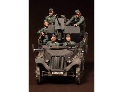 Crew For Sd.Kfz.10/4 Fur 2cm Flak 30 (For Dragon 6739) 6 Figures - zdjęcie 12