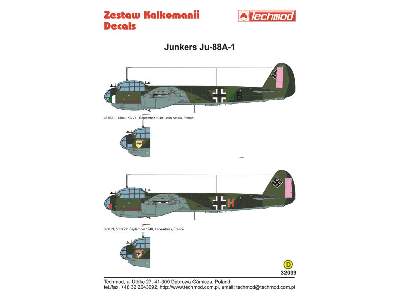 Kalkomania - Junkers Ju 88A-1 - zdjęcie 2